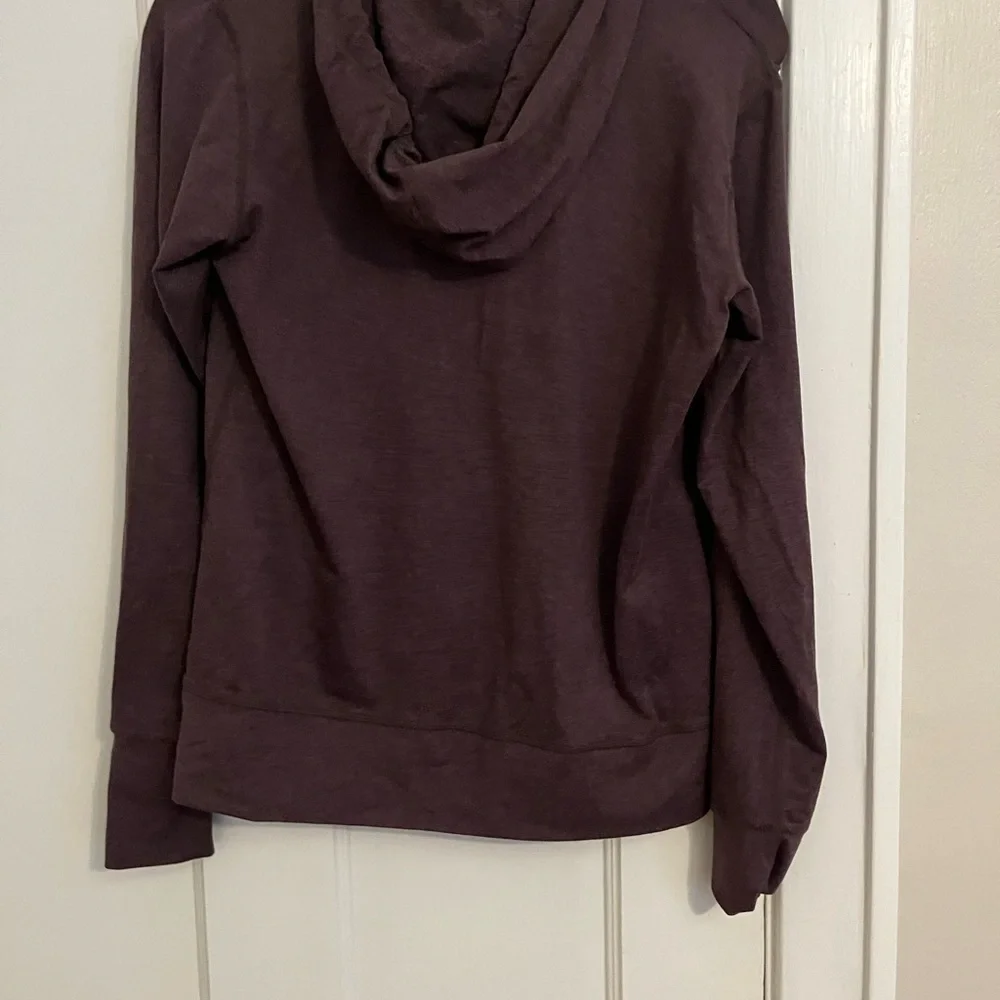 Women’s Halo Performance 2.0 Hoodie Zip Ups Size Small purple brown EUC Vuori - Picture 5 of 6
